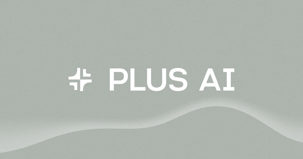 الهوية الرسمية لأداة Plus AI