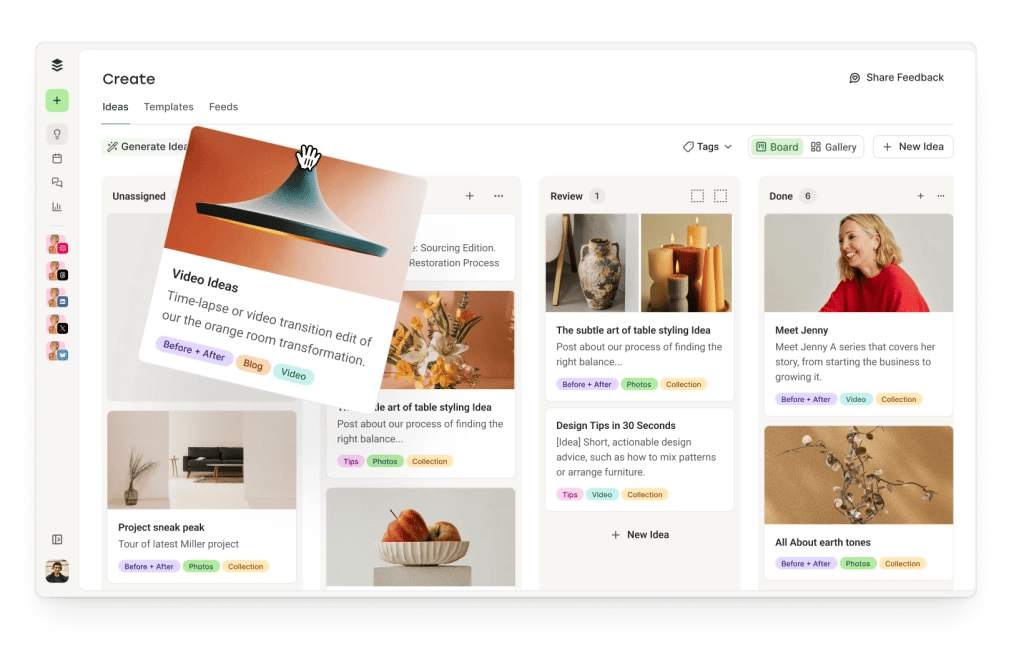 واجهة Buffer Create الرسمية لإدارة المحتوى الاجتماعي
