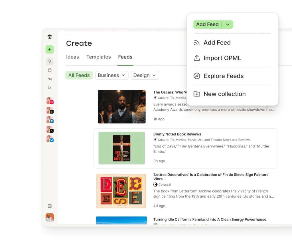واجهة Buffer الرسمية لإدارة بنك المحتوى